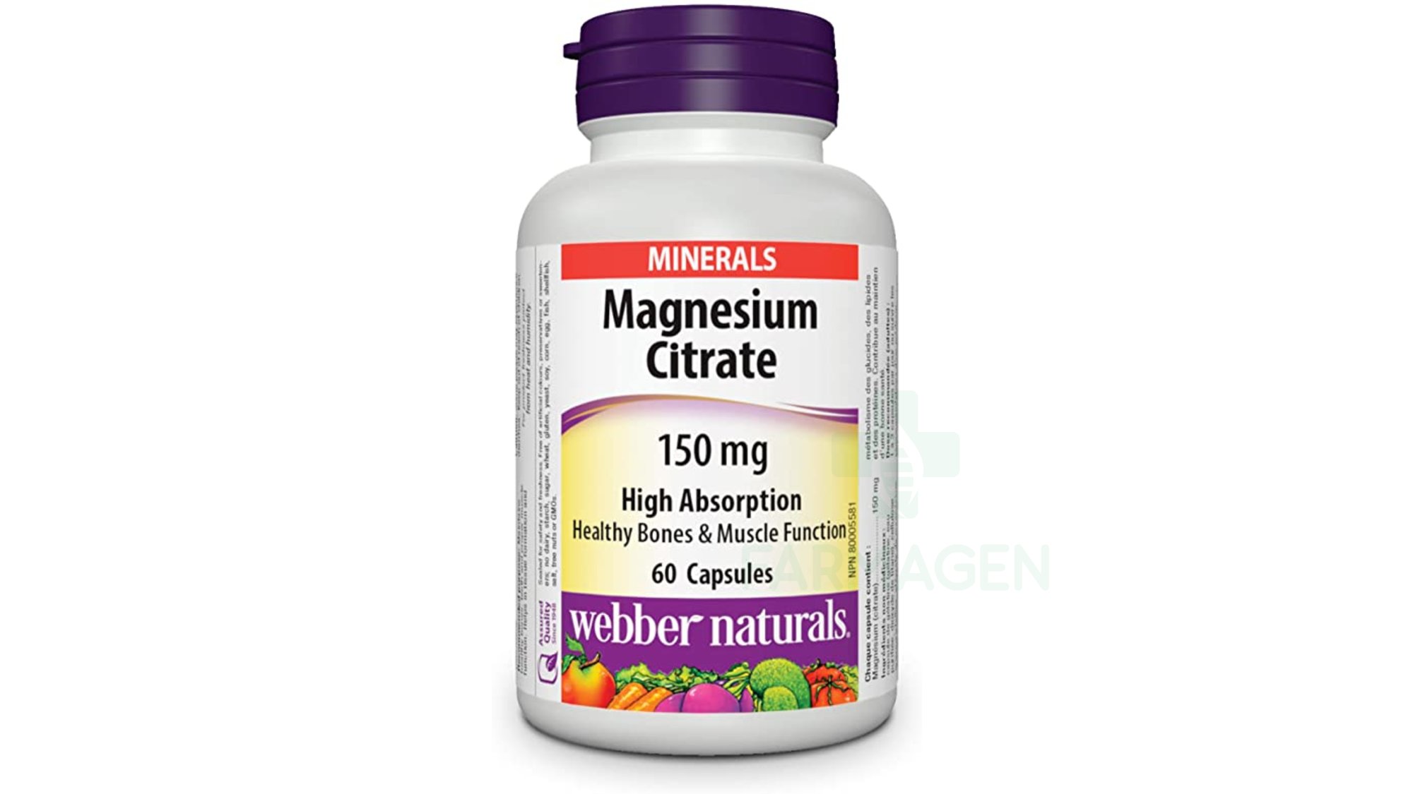 Magnesium Citrate 150 mg Assorbimento Alto