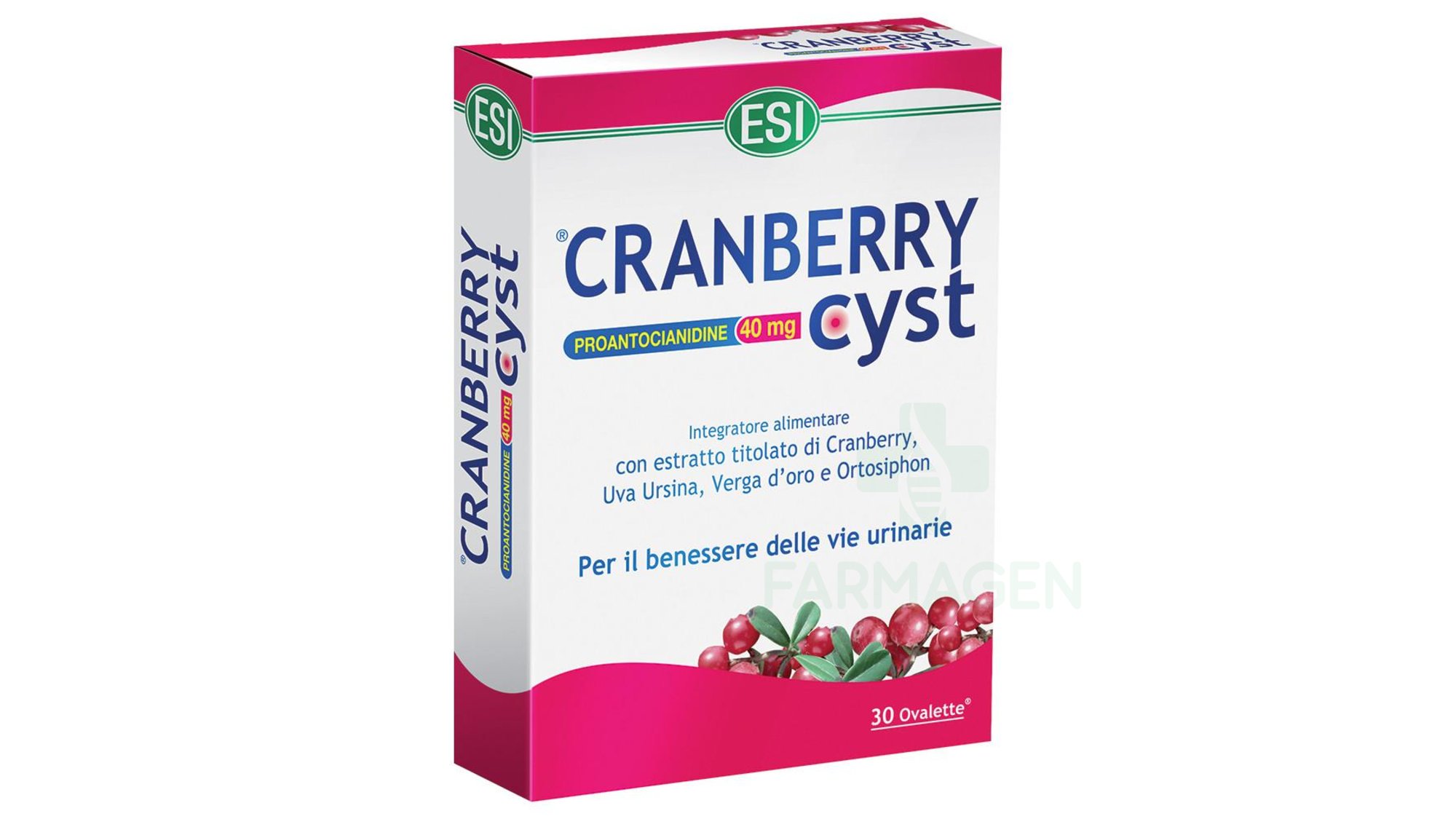 Cranberry Cyst ovalette