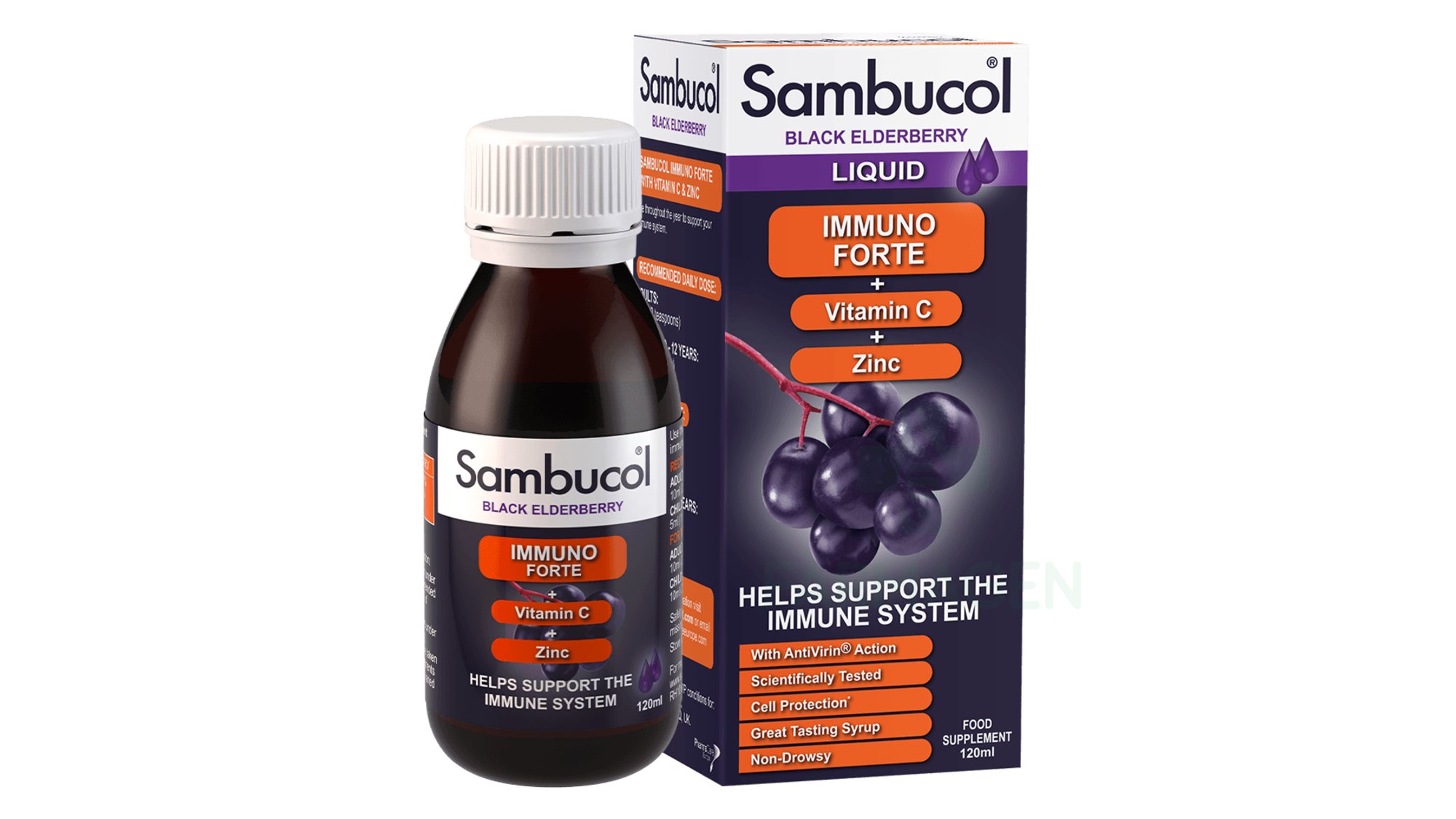 ImmunoForte + Vit C + Zink Liquid