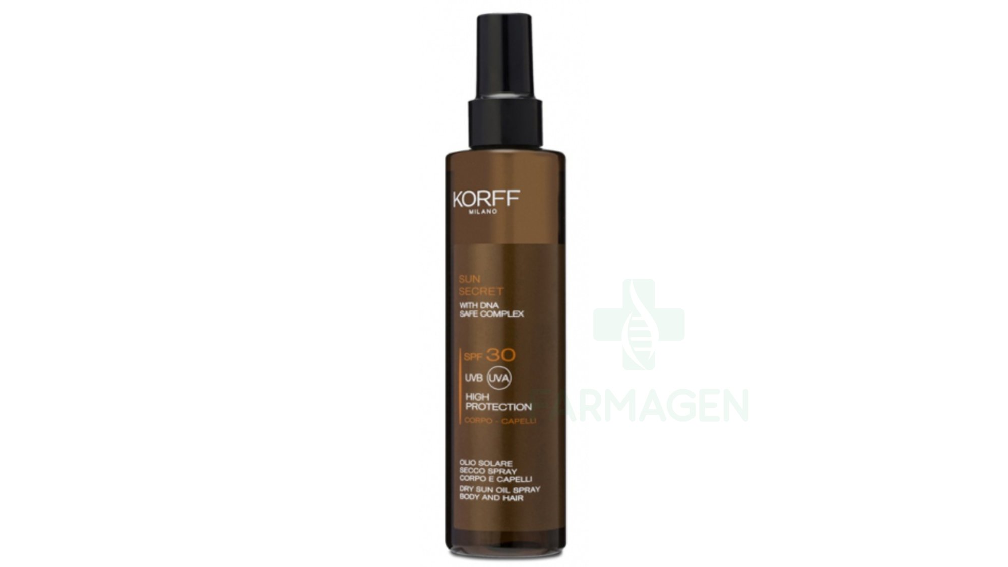 Sun Secret Dry Sun Oil Spray Body and Hair SPF 30