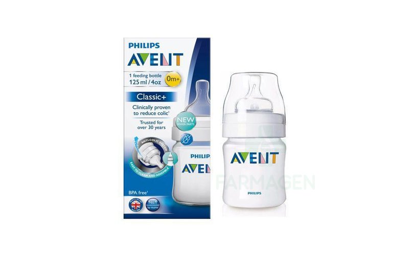 AVENT BIBERON 125ML+SUCCHIETTO - PARAFARMACO USO UMANO - KALIMERA E  KALISPERA SRL-AVENT BIBERON 125ML+SUCCHIETTO Avent Bottiglia 125ml +  Succhietto 0+m- Il sistema Airflex e la tettarella vellutata del biberon  Classic+ sono progettati