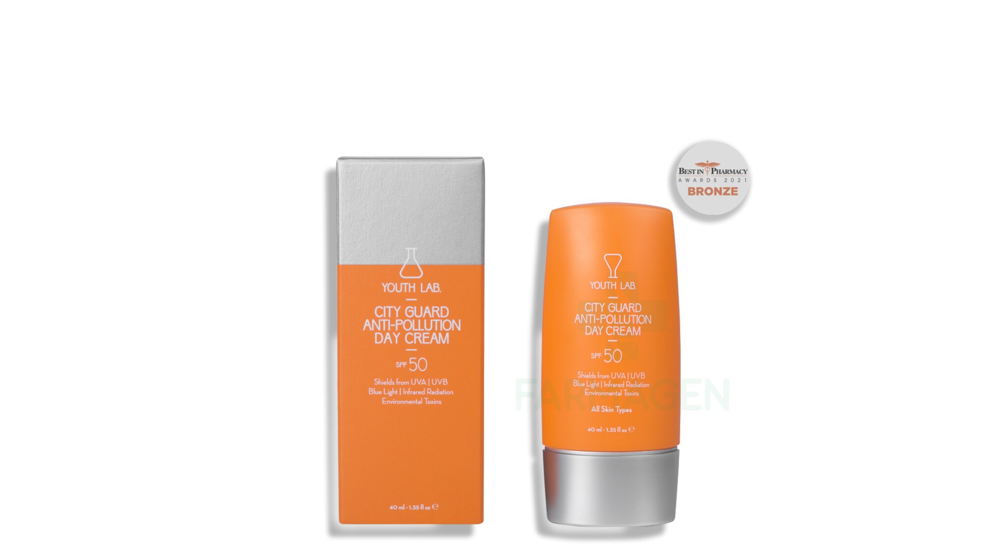 Crema giorno antinquinamento City Guard (SPF 50+)