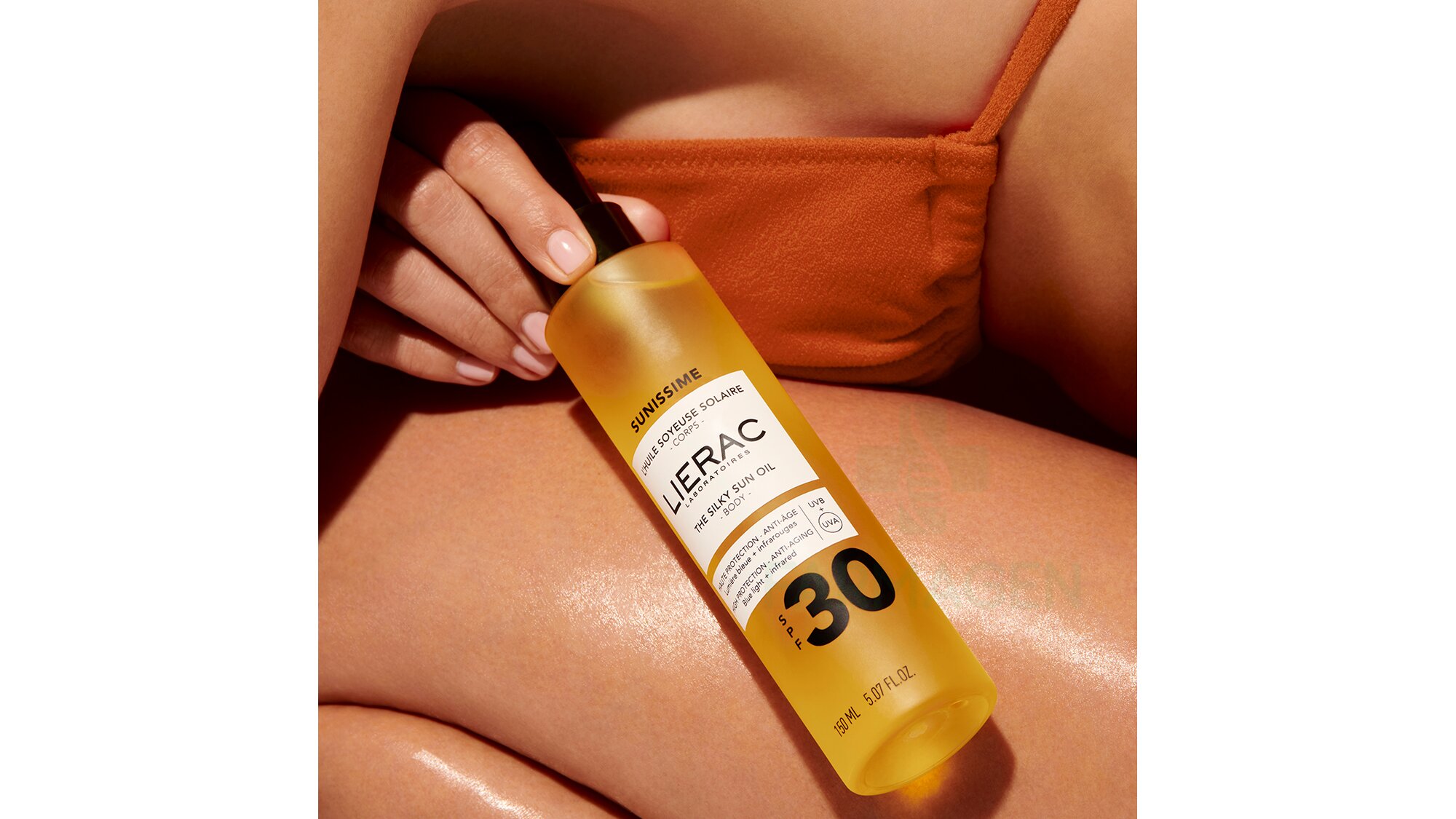 LIERAC SUNISSIME BODY SILKY SUN OIL SPF30+ 