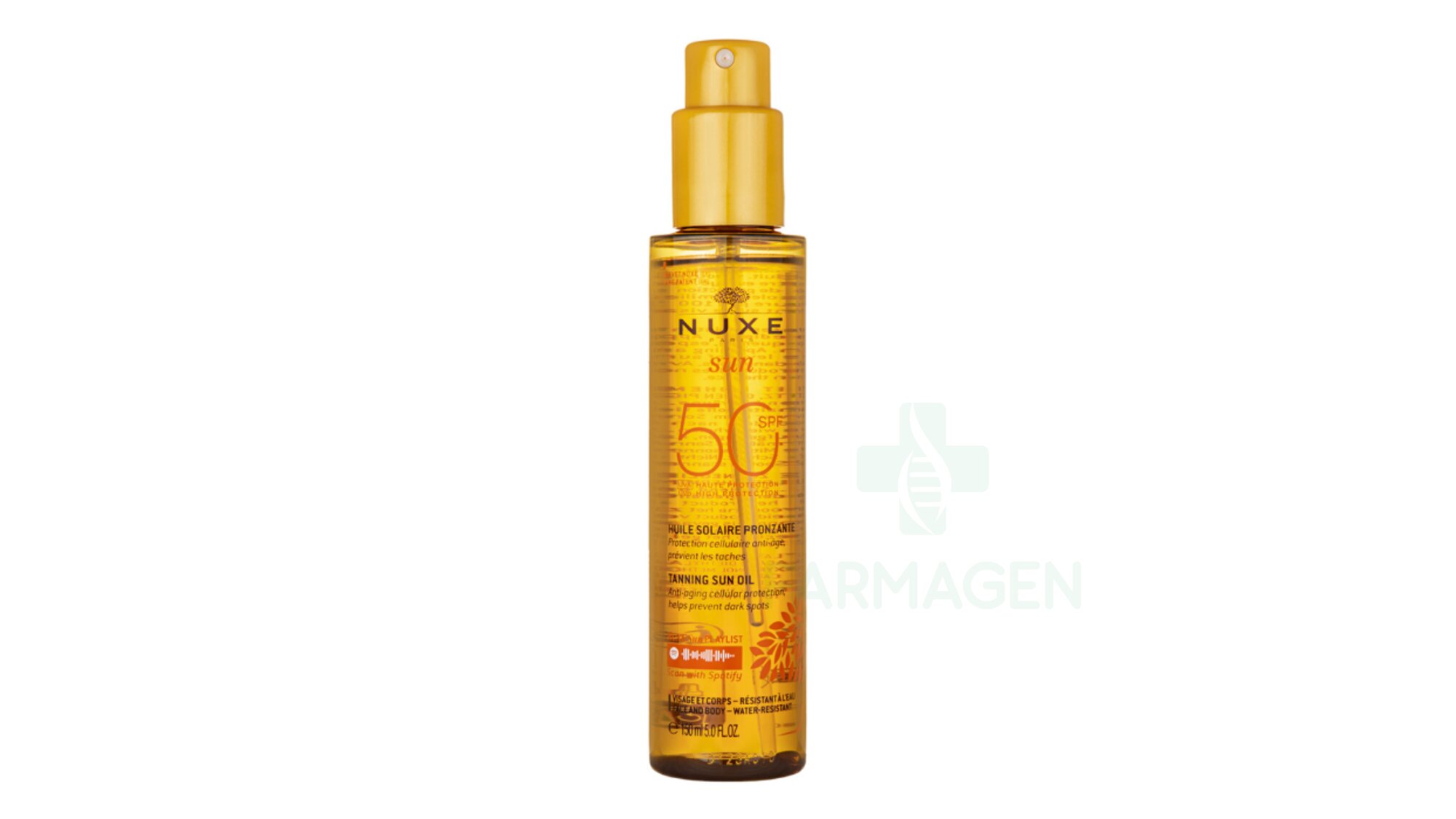 NUXE Face and Body Tanning Sun Oil High Protection SPF 50