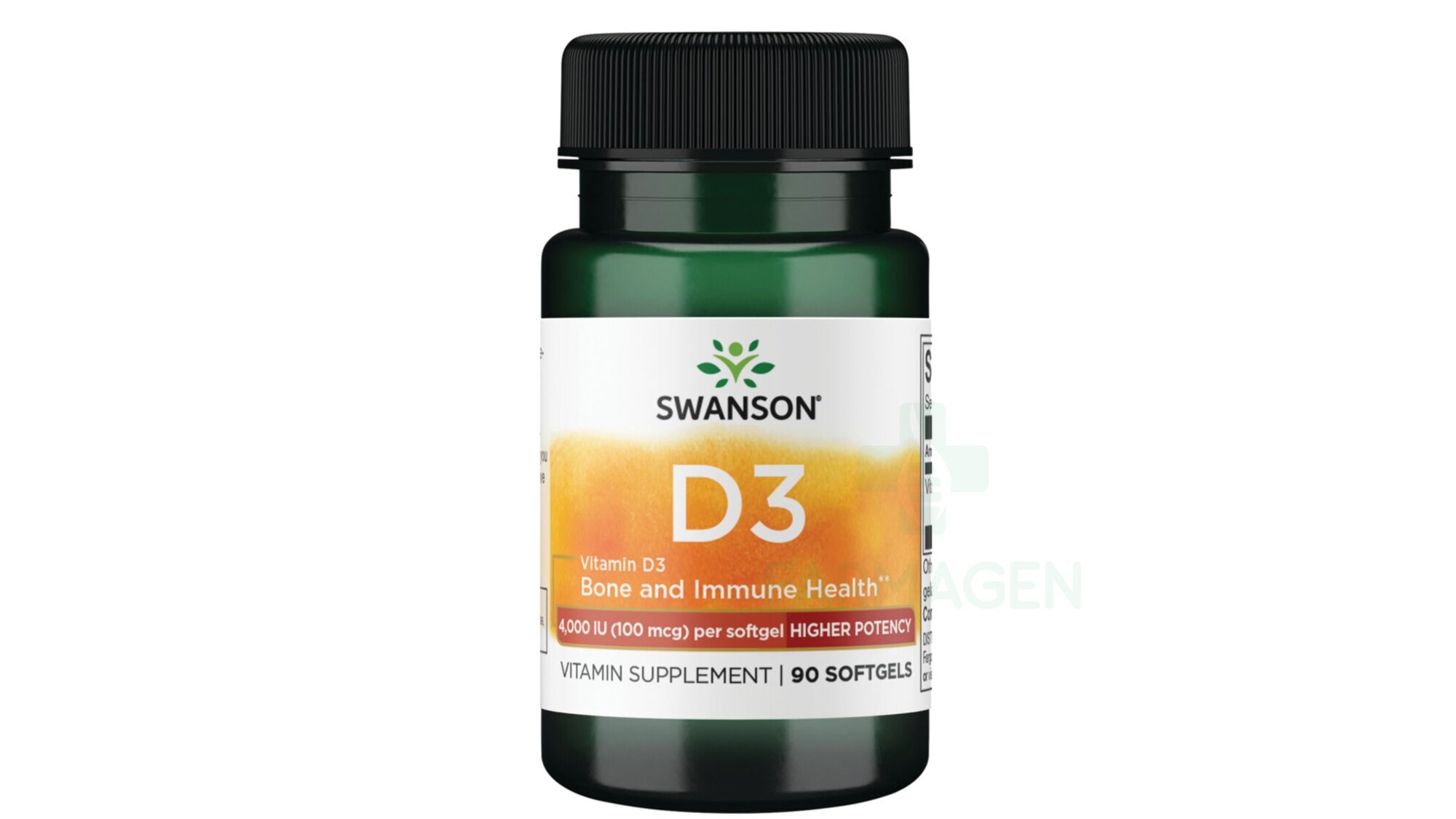 Vitamin D3 4000 IU(100 mcg) Swanson