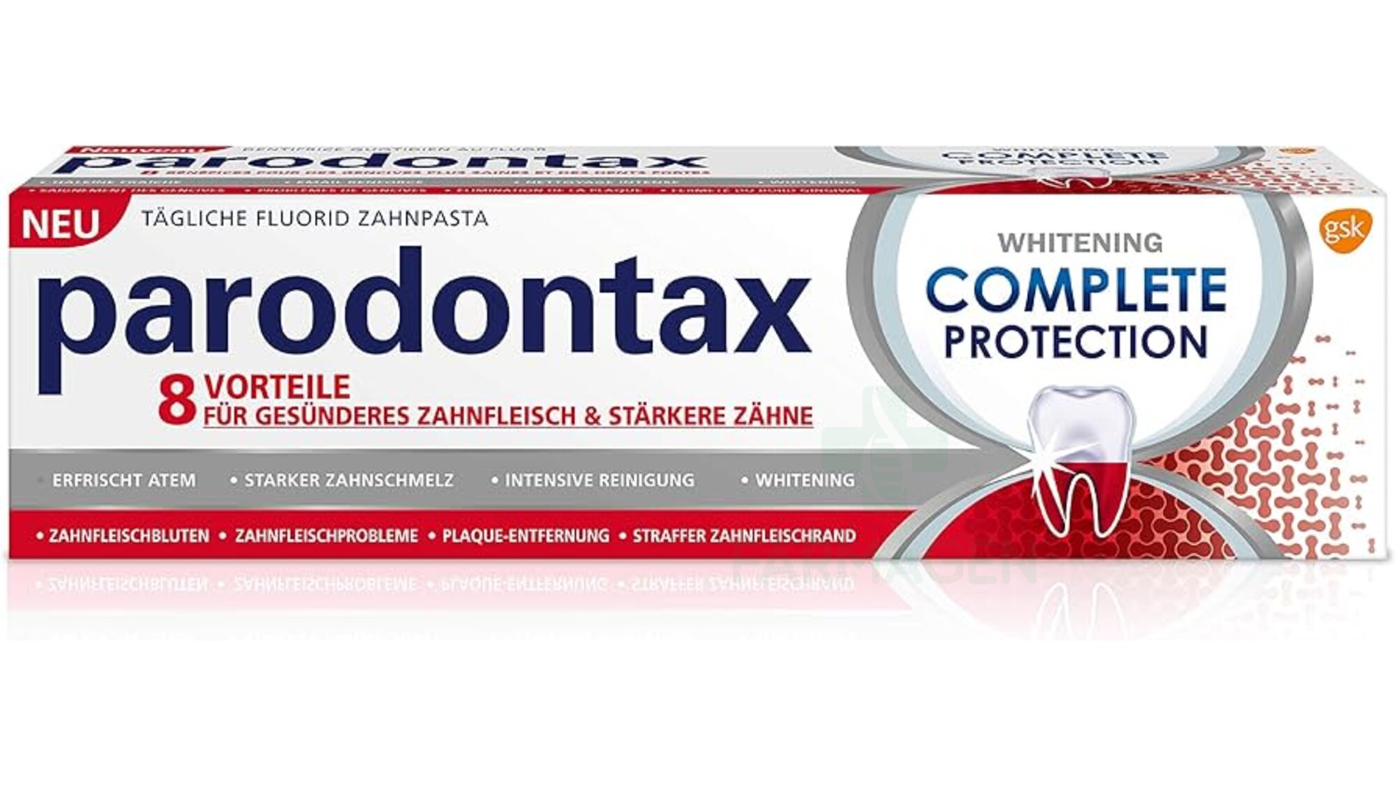 Parodontax Complete Protection paste dhembesh