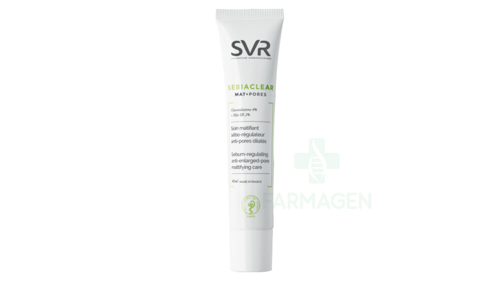 SVR - Sebiaclear Mat + Pores Mattifying Moisturiser Care