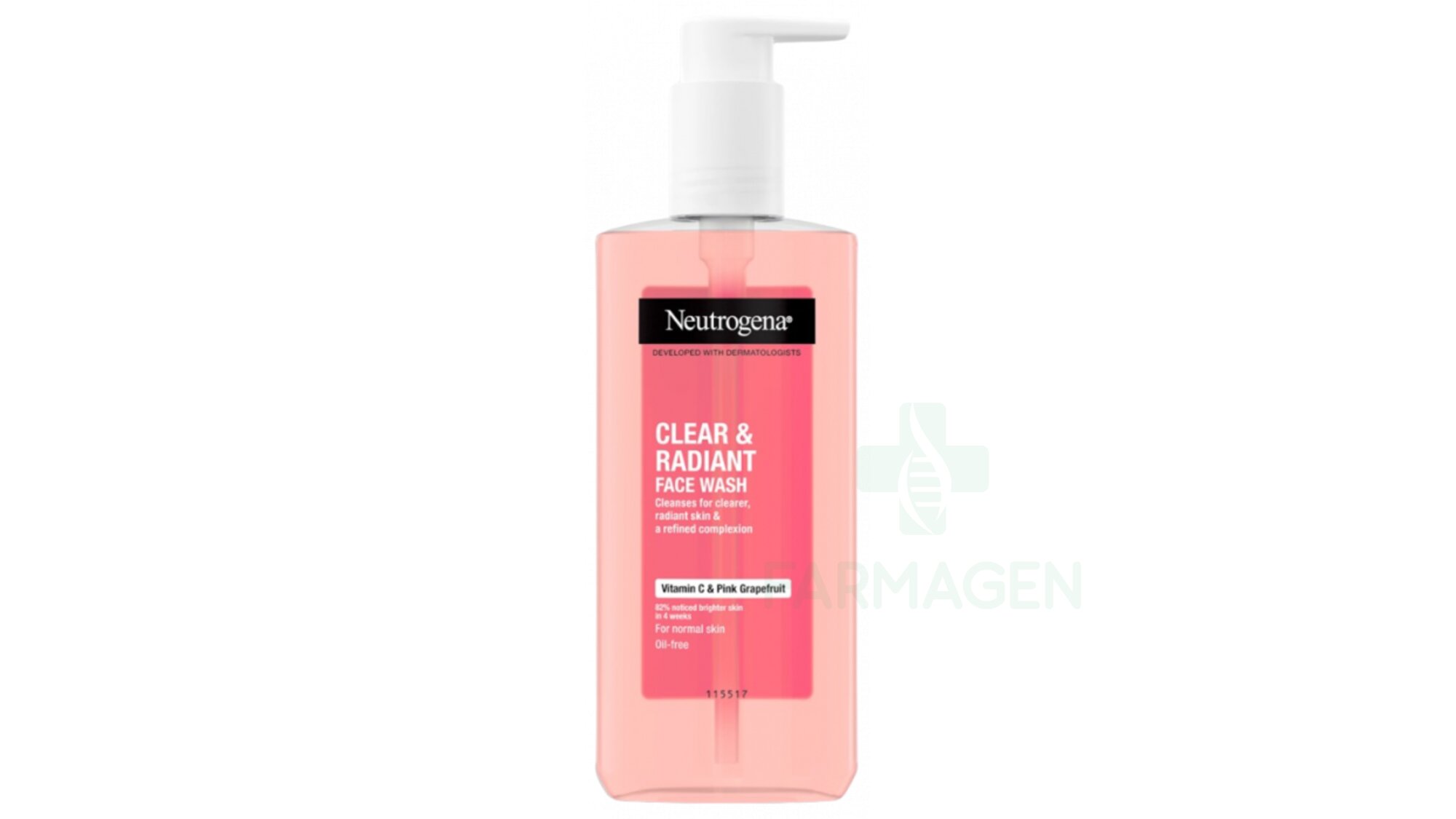 Clear & Radiant Face Wash Vitamin C & grejpfrut rozë 