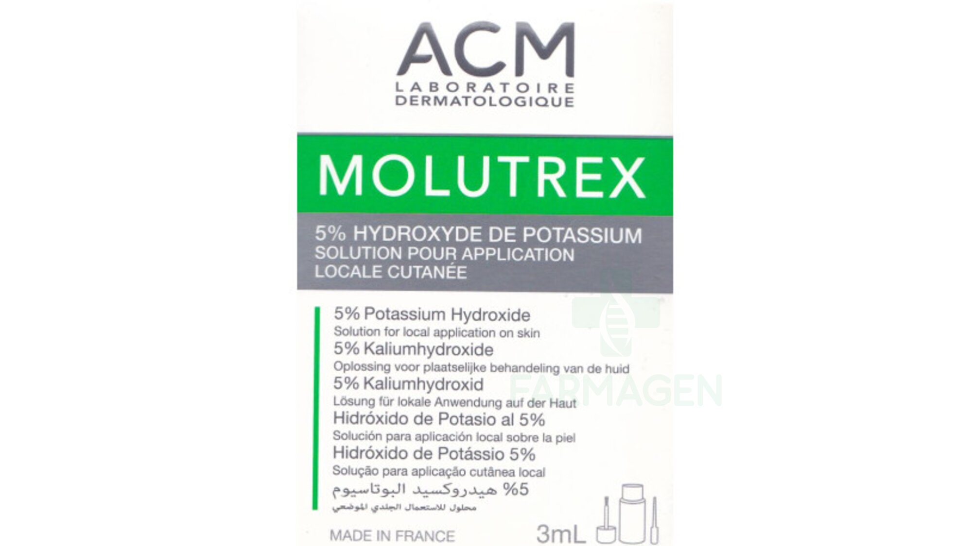 Molutrex 5% Hydroxyde de potassium