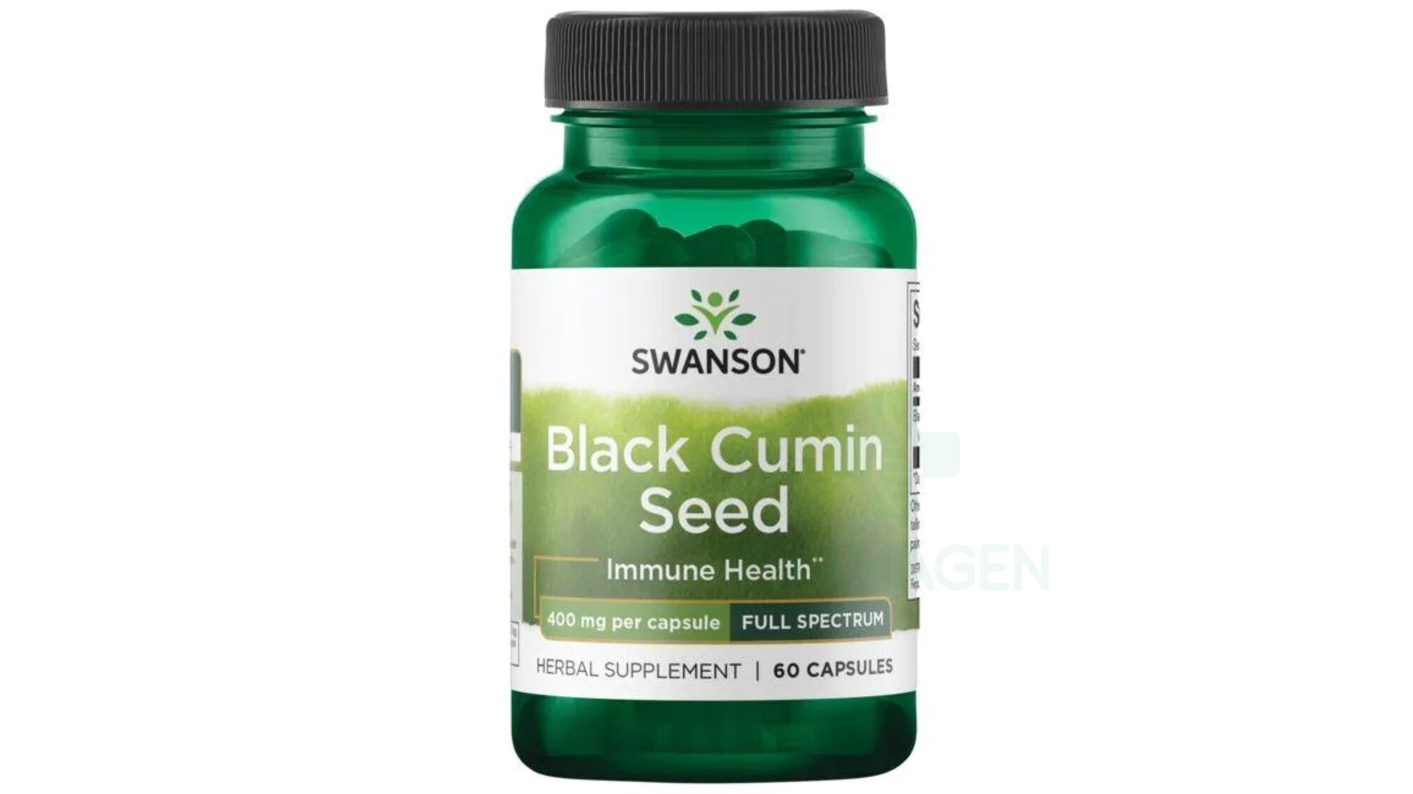 Swanson Black Cumin Seed 400 mg Full Spectrum